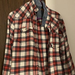 Red flannel shirt